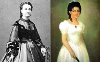 Remedios de Escalada, la esposa de José de San Martín y Merceditas, su hija