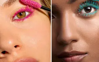 Pestañas de colores: la tendencia que se impone este 2026 