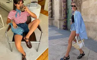 Sandalias pescadoras