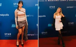 Eva De Dominici y Laurita Fernández en la red carpet de Homo Argentum