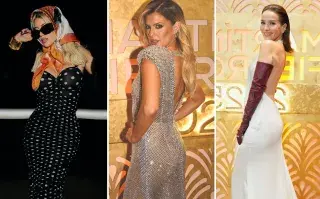Martín Fierro 2025: las tres tendencias de moda que se vieron en la alfombra roja Las famosas apostaron a transparencias, estampas de lunares y accesorios tendencia.