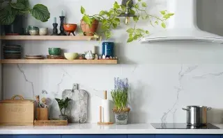 Estos son los materiales más usados en 2025 para cocinas modernas Foto de cocina.