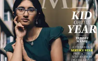 Con 17 años, Tejasvi Manoj fue elegida “Niña del Año” por la revista Time gracias a su plataforma Shield Seniors.