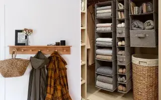 Mini vestidores: 10 ideas para tener orden sin placares grandes Foto de vestidor.