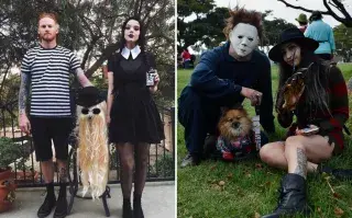 Halloween: ideas para disfraces originales con tu pareja o amigos Foto de parejas en Halloween.