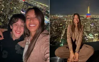 Pampita en Nueva York: el look vaquero que usó para una salida nocturna con sus hijos por la Gran Manzana