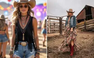 Esta tendencia celebra la fusión entre lo bohemio y lo rural, con piezas icónicas que se reinventan para acompañar el ritmo de la mujer actual: libre, poderosa y con ganas de jugar con su estilo.