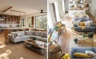 Las casas dejan de tener espacios amplios y regresan a los ambientes separados