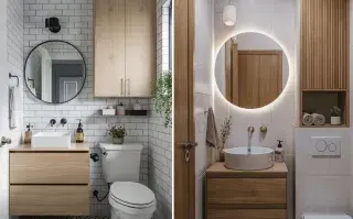 Mini baños sin bidet: 5 ideas para aprovechar el espacio con estilo