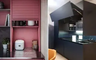 Fotos de cocinas invisibles.