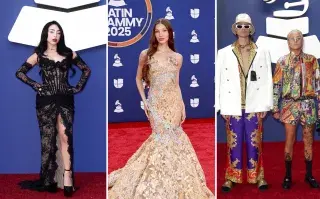 Latin Grammys 2025: de Nicki Nicole a Catriel y Paco Amoroso, los looks en la alfombra roja.