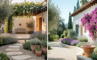 Jardín mediterráneo: cómo recrear este estilo en tu casa en Argentina
