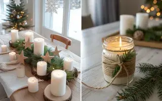 Foto de adornos navideños.