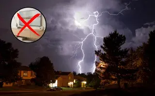 Advertencia de tormenta: el electrodoméstico que SÍ o SÍ debés desconectar (no es la tele)