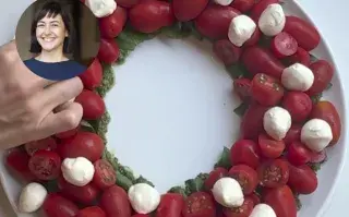  Corona de Navidad comestible de Ximena Sáenz: una receta fácil para estas fiestas