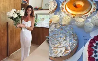 La mesa dulce de Juliana Awada ideal para inspirarte en Año Nuevo.