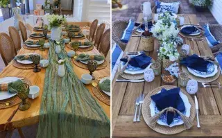 Ni blanco ni dorado: estas son las 5 tendencias para decorar la mesa en el Año Nuevo.