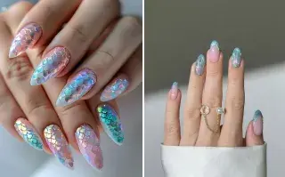 Las uñas sirena son lo último en tendencia de uñas
