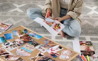 Vision board: la tendencia ideal para inspirarte en el nuevo año.
