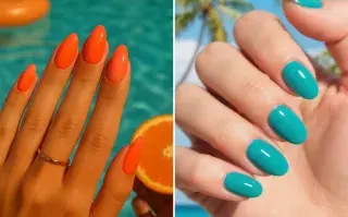 Colores de uñas que hacen ver la piel más bronceada.