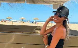 Pampita de vacaciones en Punta del Este