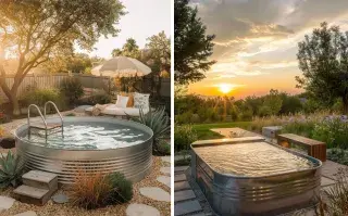 Inspirados en lagunas, ríos y espejos de agua, los estanques tipo piletas se posicionan como una de las grandes tendencias en diseño exterior.