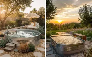 Inspirados en lagunas, ríos y espejos de agua, los estanques tipo piletas se posicionan como una de las grandes tendencias en diseño exterior.