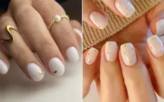 Uñas blancas decoradas: el manicure simple y chic que amamos en verano