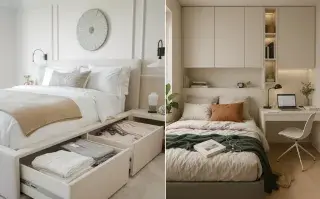 Como aprovechar al máximo un dormitorio pequeño