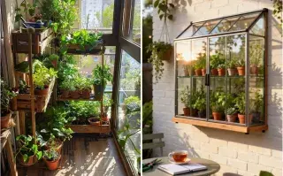 Microinvernaderos en balcones: cómo cultivar todo el año en pocos metros