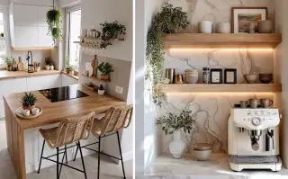 Para 2026, el desayuno se traslada a espacios más versátiles y sensoriales, donde predominan la calidez de los materiales naturales, la ergonomía y pequeñas estaciones que invitan a pausar y compartir.