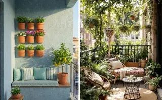 Trucos y consejos para ganar espacio en tu pequeño balcón