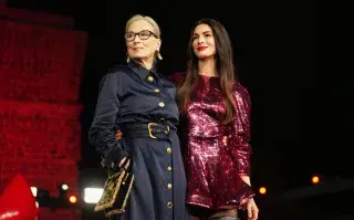 Meryl Streep y Anne Hathaway deslumbraron en la alfombra roja de “El diablo viste a la moda 2” en Ciudad de México