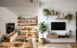 Ni pintura ni obra: 7 ideas para renovar tu living en una tarde