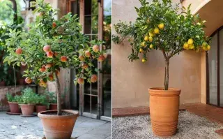 Patios con frutales: ideas para cultivarlos en macetas