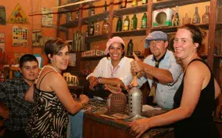 Una tradicional pulpería de Roque Pérez