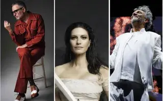 Jorge Drexler, Laura Pausini y Fito Páez