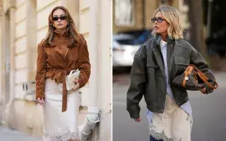 Vestido lencero en otoño: el clásico noventoso que vuelve a ser protagonista