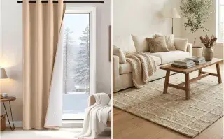 Adiós a las cortinas livianas: 5 ideas para conservar el calor en tu casa Adiós a las cortinas livianas: 5 ideas para conservar el calor en tu casa
