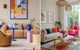 Dopamine decor: la tendencia que desafía al minimalismo y apuesta por el color que te hace feliz.