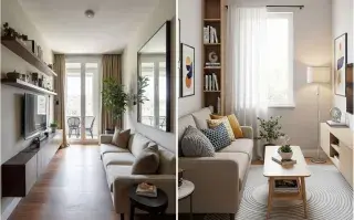 Livings estrechos: 10 ideas simples para aprovecharlos sin resignar estilo