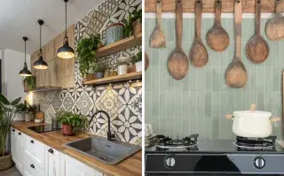 Durante años, los azulejos fueron protagonistas absolutos en las cocinas por su practicidad y resistencia.
