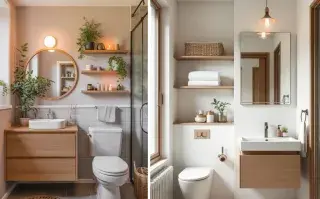 Tiny bathrooms: 7 ideas deco para que tu baño parezca más grande y moderno Con algunos cambios simples y decisiones inteligentes, incluso los espacios más reducidos pueden verse amplios, luminosos y súper modernos.