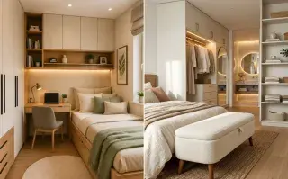 Tiny bedrooms: tendencias deco que hacen que los espacios mini se sientan más amplios