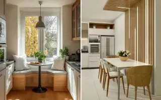 Tiny dining rooms: claves deco para aprovechar un comedor pequeño con estilo.