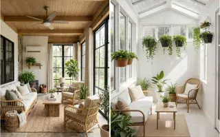 Galerías XS: claves para transformarlas en un segundo living durante el invierno Galerías cerradas