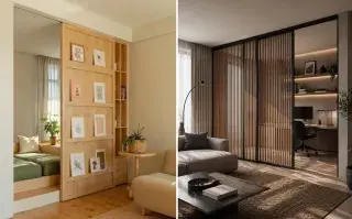 Puertas corredizas en el living: las 5 combinaciones que mejor funcionan en casas chicas Puertas corredizas en el living: las 5 combinaciones que mejor funcionan en casas chicas.