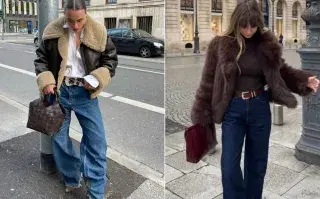 Abrigos en Avellaneda: dónde conseguir los modelos en tendencia y cuánto cuestan Dos mujeres con los tapados tendencia de la temporada: abrigo de pelo y gamulán