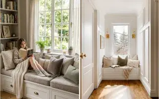 Window seat: cómo recrear en casa el rincón más buscado de Pinterest ventana deco