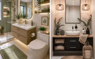 Así se transforma el baño con ideas simples y de bajo presupuesto El baño suele ser el ambiente más chico de la casa, pero también el más subestimado a la hora de renovar.